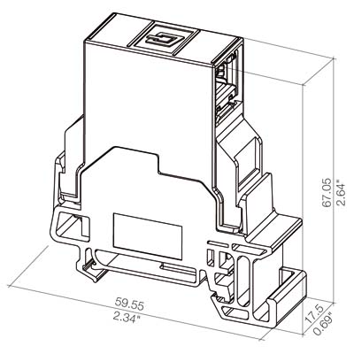 Weidmüller Tragschienen-Outlet IE-TO-RJ45-C