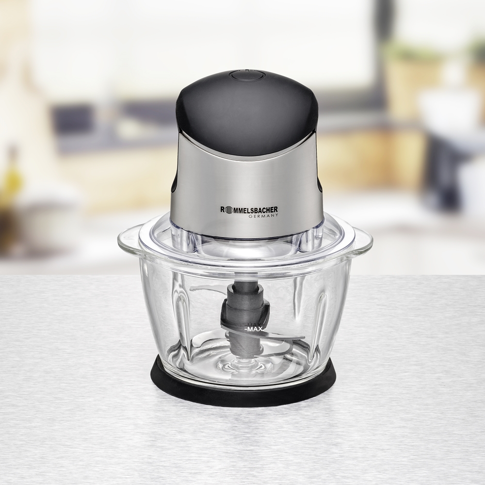 Rommelsbacher Multi Zerkleinerer 400W, 1l Glas MZ 400