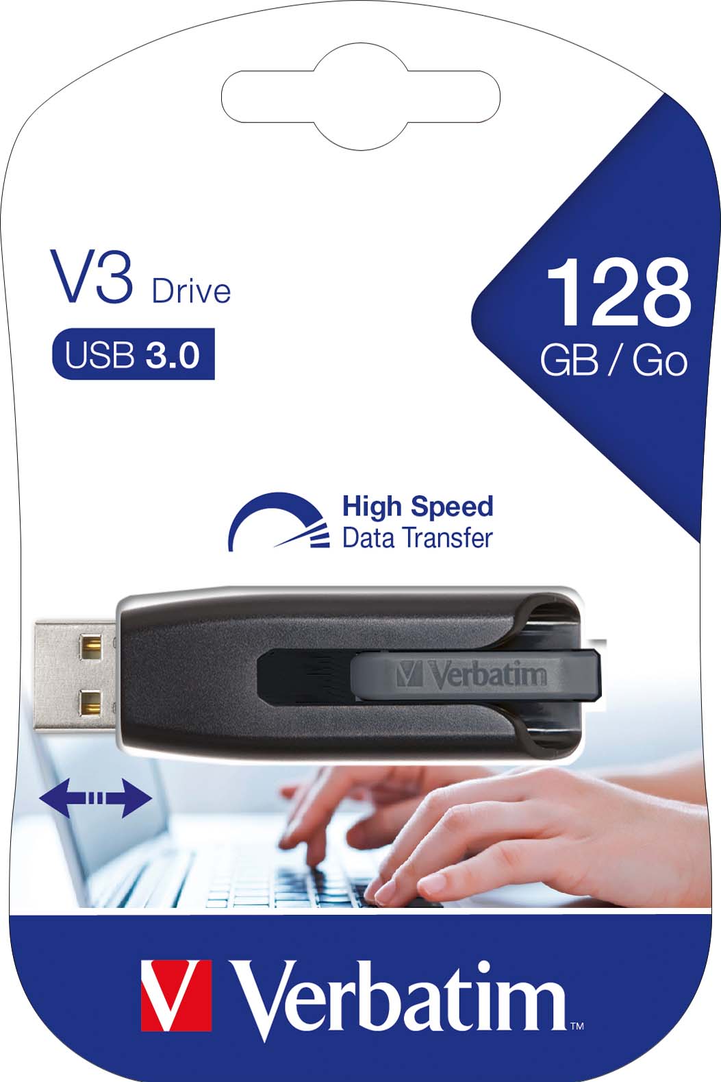 MediaCom-IT USB-Stick 128GB 3.0 Ultra Speed 533x VERBATIM 49189
