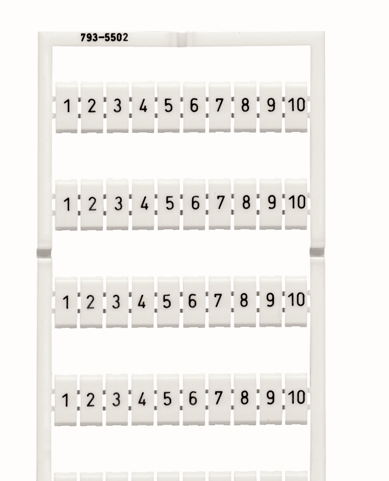 WAGO GmbH & Co. KG WMB-Bezeichnungssystem W:1-10 je(10x) 793-5502