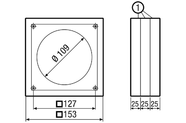 Maico Distanzrahmen für ECA 100ipro ECA-DR