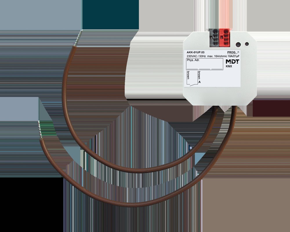 MDT technologies Schaltaktor 1-fach UP 16A, 230VAC, Kompakt AKK-01UP.03