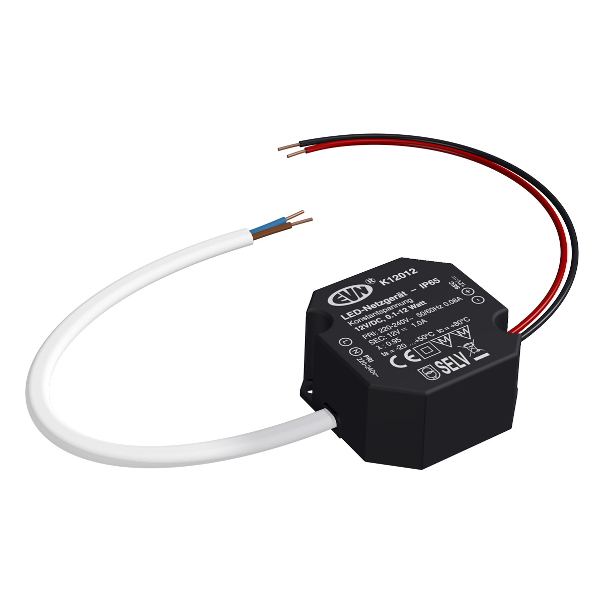 EVN Lichttechnik LED-Netzgerät 12VDC 1-12W K12 012