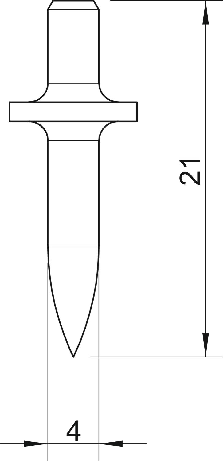 200 STK OBO Bettermann Vertr Einschlagdübel ohne Gewinde L15mm 903 RB 15