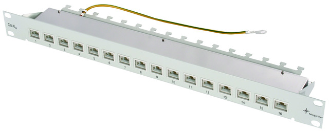 Telegärtner PatchPanel MPP16-HS Cat.6A RAL7035 100006996