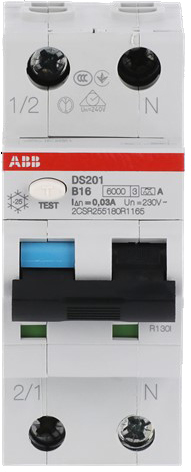 ABB Stotz S&J FI/LS-Schalter 6kA, 1p+N DS201A-B16/0,03
