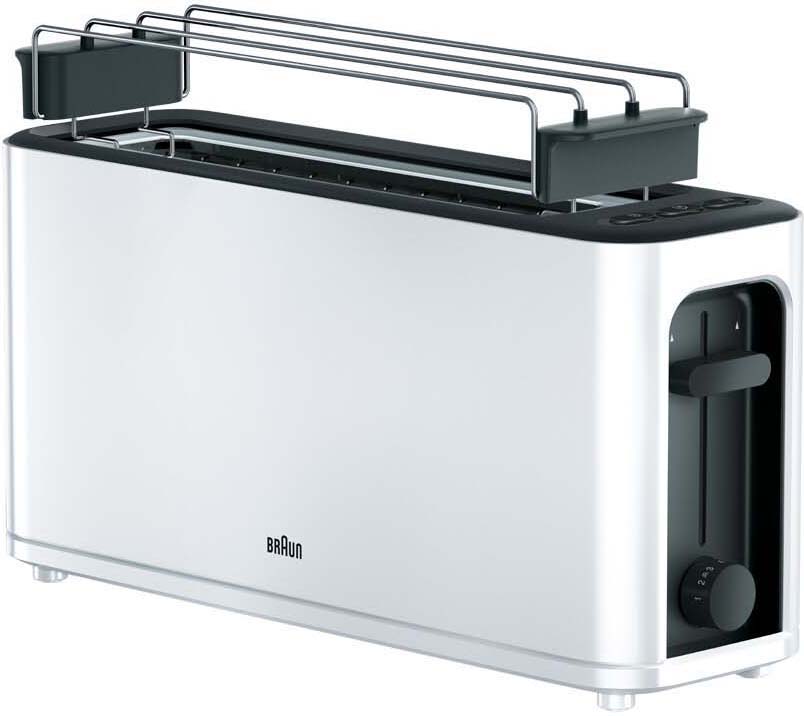 DeLonghi Langschlitztoaster PurEase HT 3110 WH ws