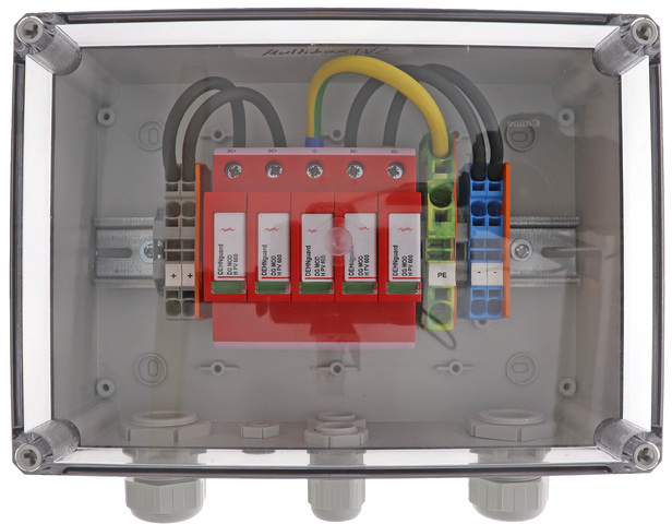 DEHN Generatoranschlusskasten für PV-Anlagen DCU 2 YPV 1100 2M 1S