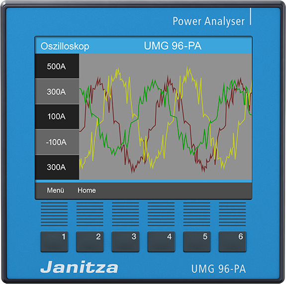 Janitza Electronic Universalmessgerät Uhr/Speicher UMG 96-PA, 90-277V