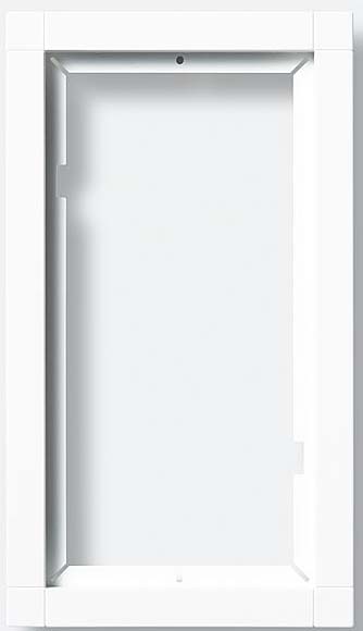 Siedle&Söhne Kombirahmen alu/anthrazitgrau KR 611-2/1-0 AG