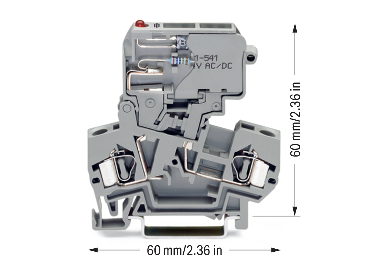 WAGO GmbH & Co. KG Sicherungsklemme gr 0,08-4qmm 281-611/281-541