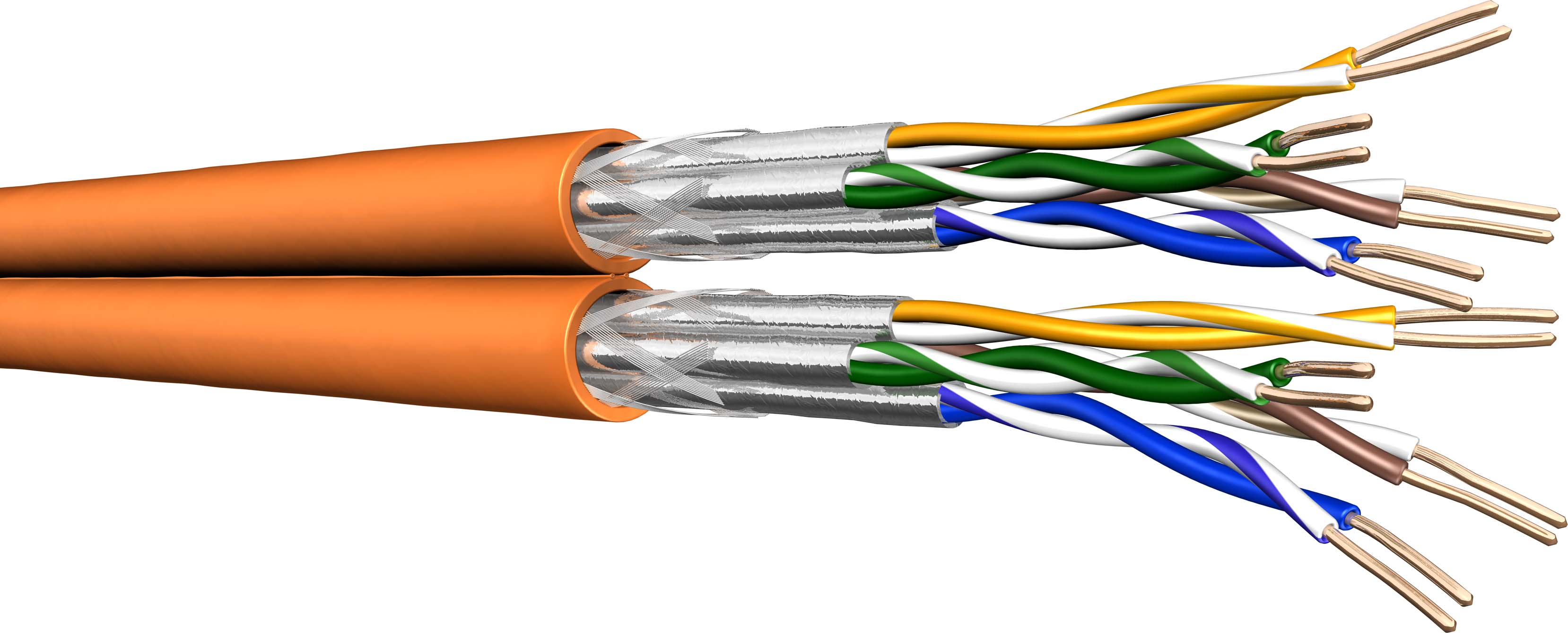 500 M Draka Comteq (DNT) UC900 HS23 Kat.7 orange 8P S/FTP AWG23 60013180-Eca-T500