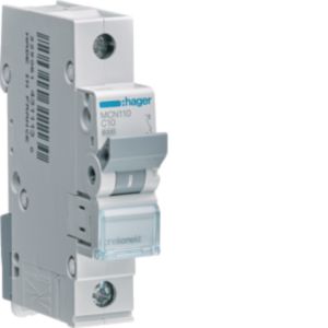 Hager Leitungsschutzschalter 1pol. C-10A, 6kA MCN110