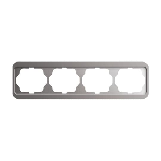 Busch-Jaeger Rahmen 4-fach platin, waager.alpha 1724-20