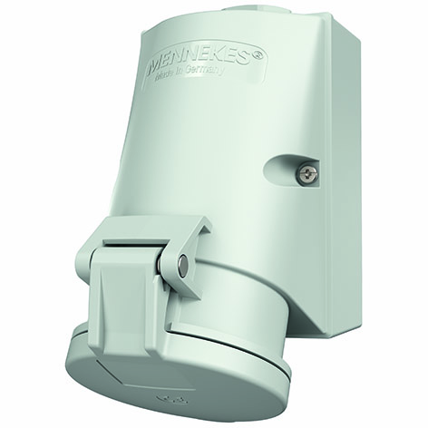 Mennekes Wanddose 32A,4p,1h,>50V,IP44 2983A