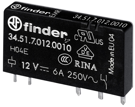 Finder Steck-/Print-Relais 34.51.7.012.0010
