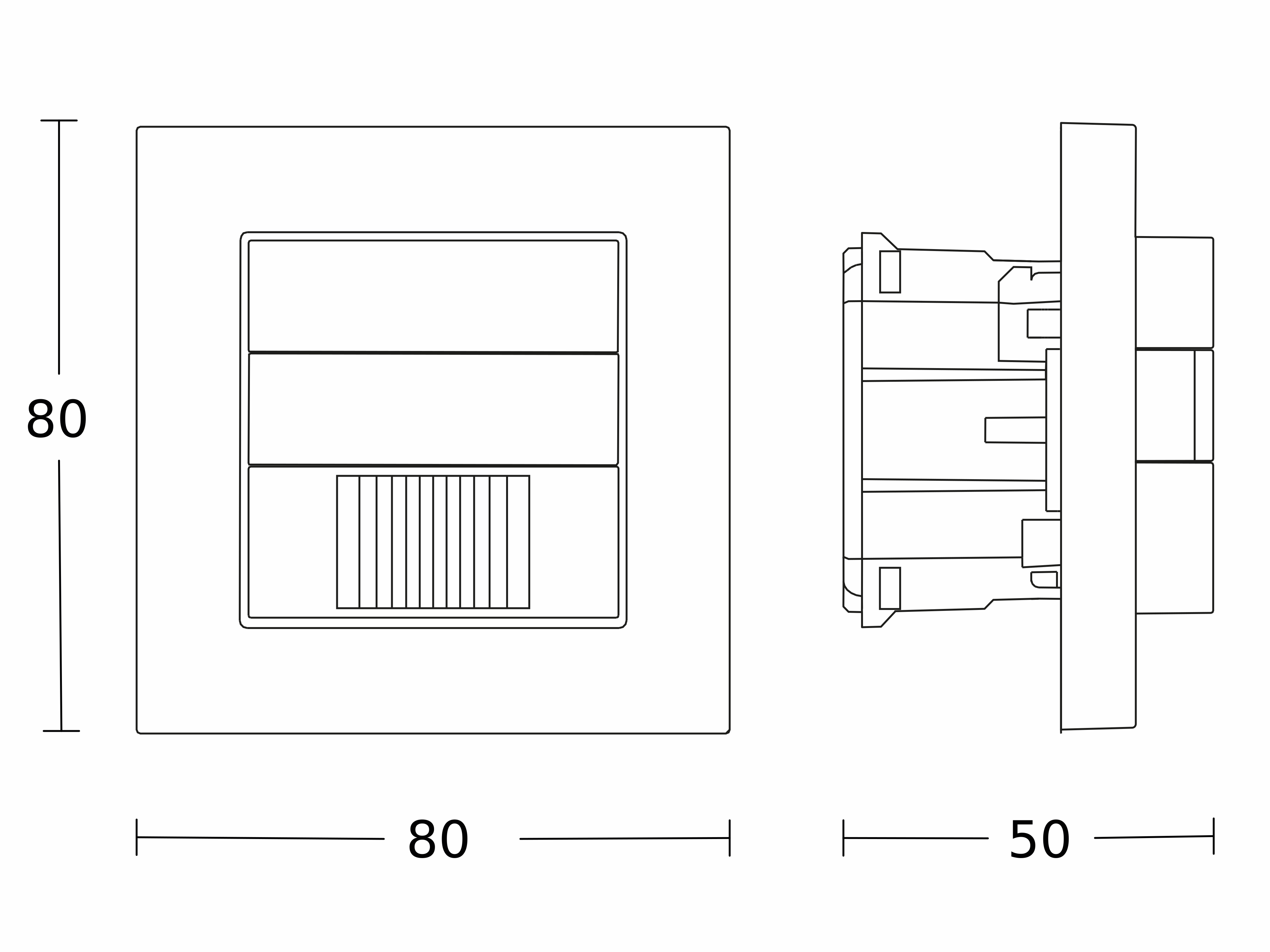 Steinel Präsenzschalter COM1 (on/off) IR 180 UP WS COM1