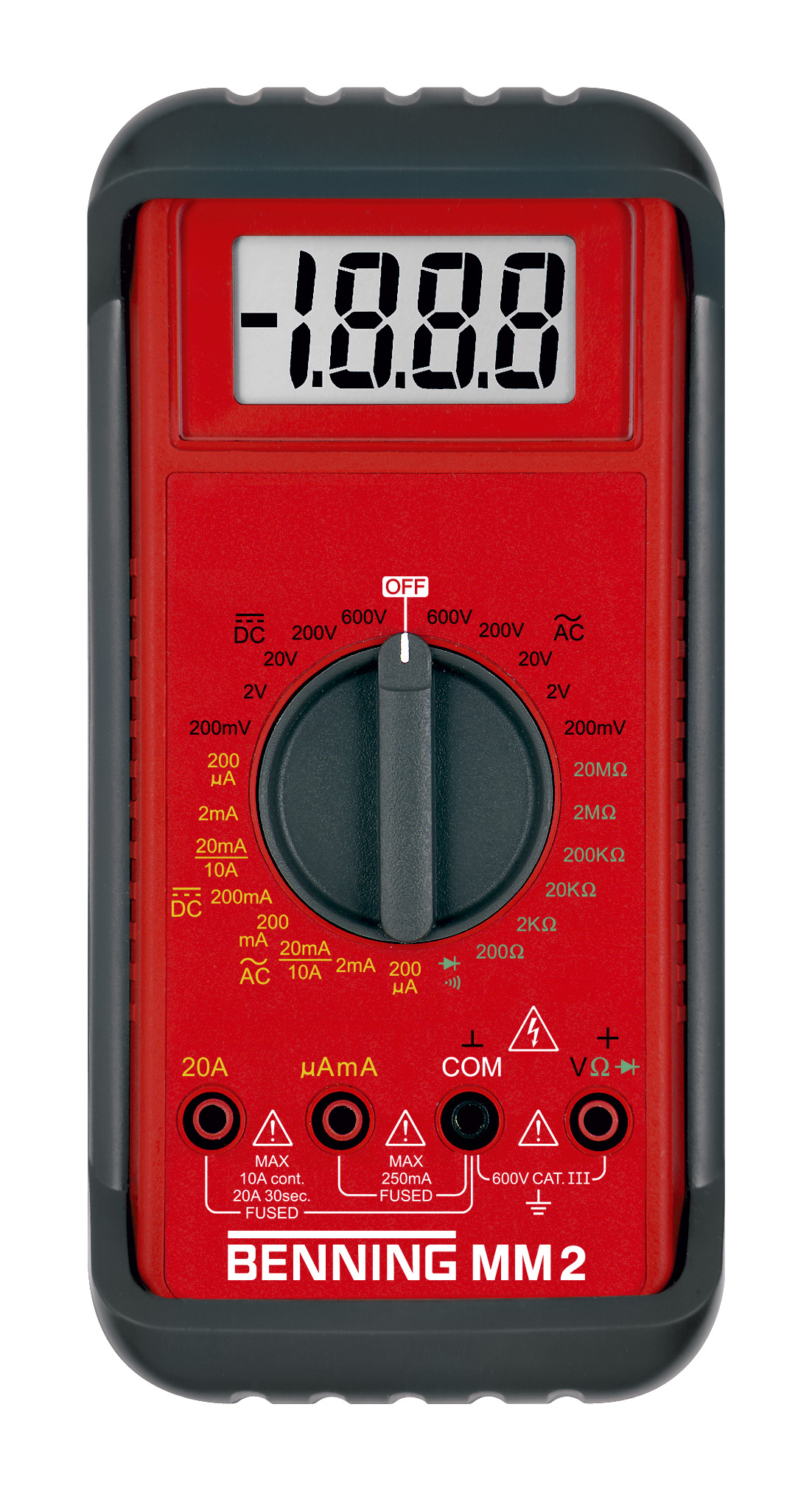 Benning Digital Multimeter 1000V Messbereich MM2