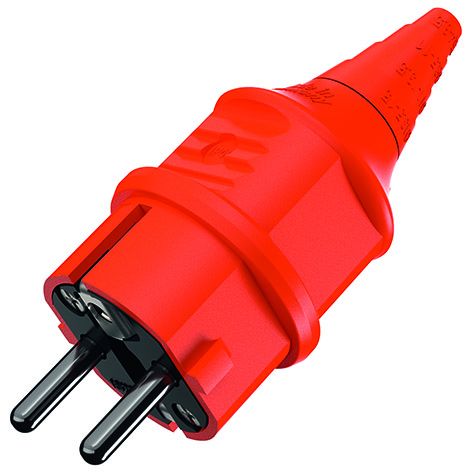Mennekes Schuko-Stecker 16A,2p+E,230V,or 10837