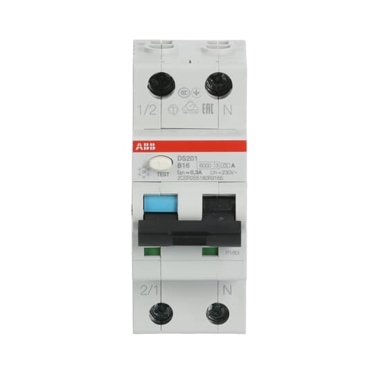 ABB Stotz S&J FI/LS-Schalter 6kA, 1p+N DS201A-B16/0,3