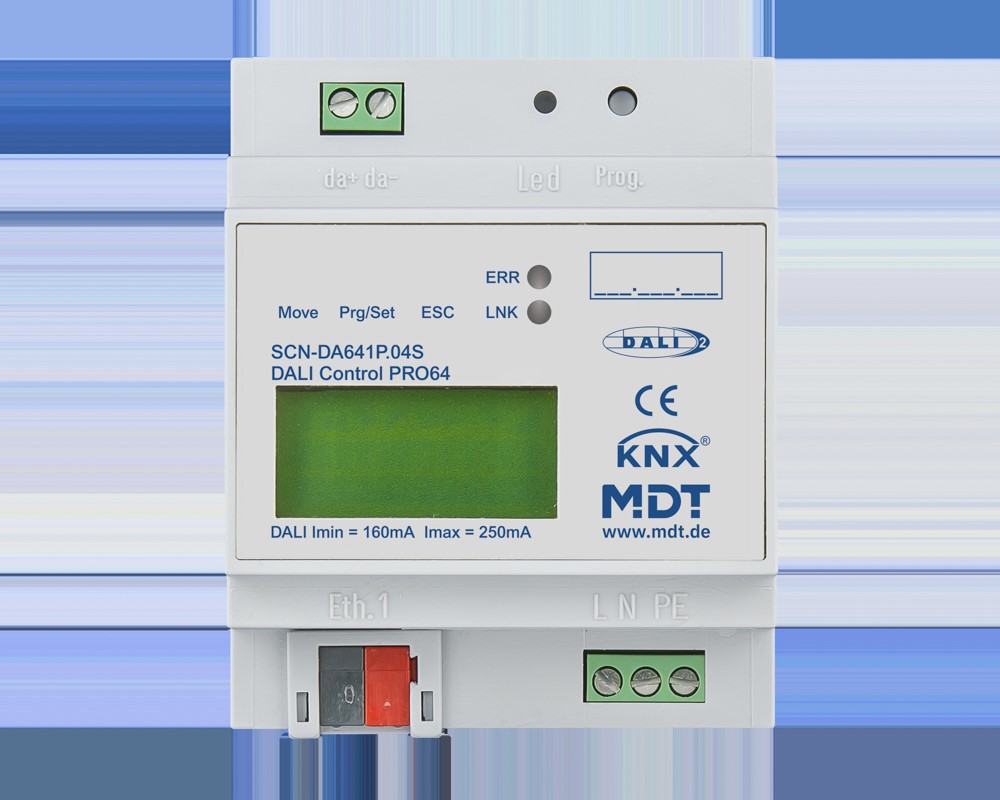 MDT technologies DaliControl IP Gateway PRO64 DALI-2,4TE,REG SCN-DA641P.04S