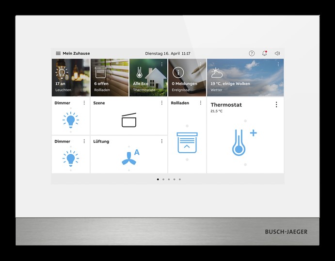Busch-Jaeger IP-Touch 7"LAN/WLAN H8236-4W-03