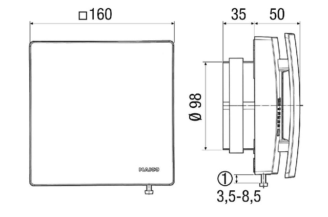 Maico Innenverschluss AE 10/1 Maico Innenverschluss AE 10/1