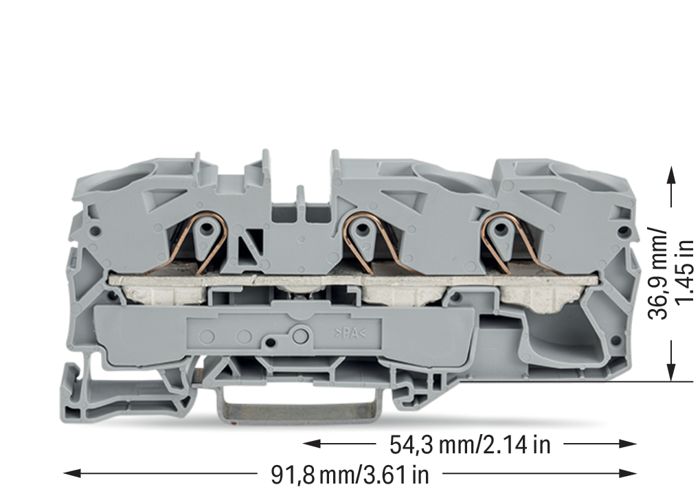 WAGO GmbH & Co. KG Durchgangsklemme 3-Leiter, TS 35 2016-1301 WAGO GmbH & Co. KG Durchgangsklemme 3-Leiter, TS 35 2016-1301