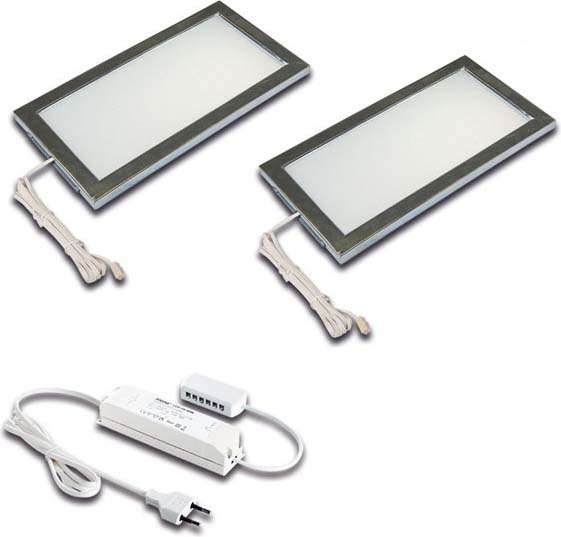 Hera LED-Unterbauleuchte 2er Set ww eds-optik 61057420282 EEK G (Spektrum A bis G )