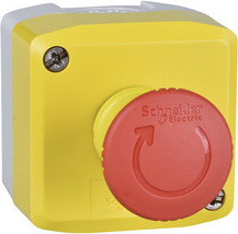 Schneider Electric Komplettgehäuse 2Ö,m.Pilztaster rt XALK178F