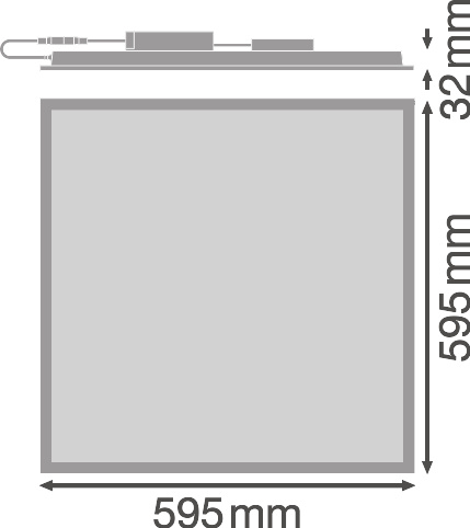 Ledvance LED-Panel M600 840, ML PL CMFT600P28W840 PS