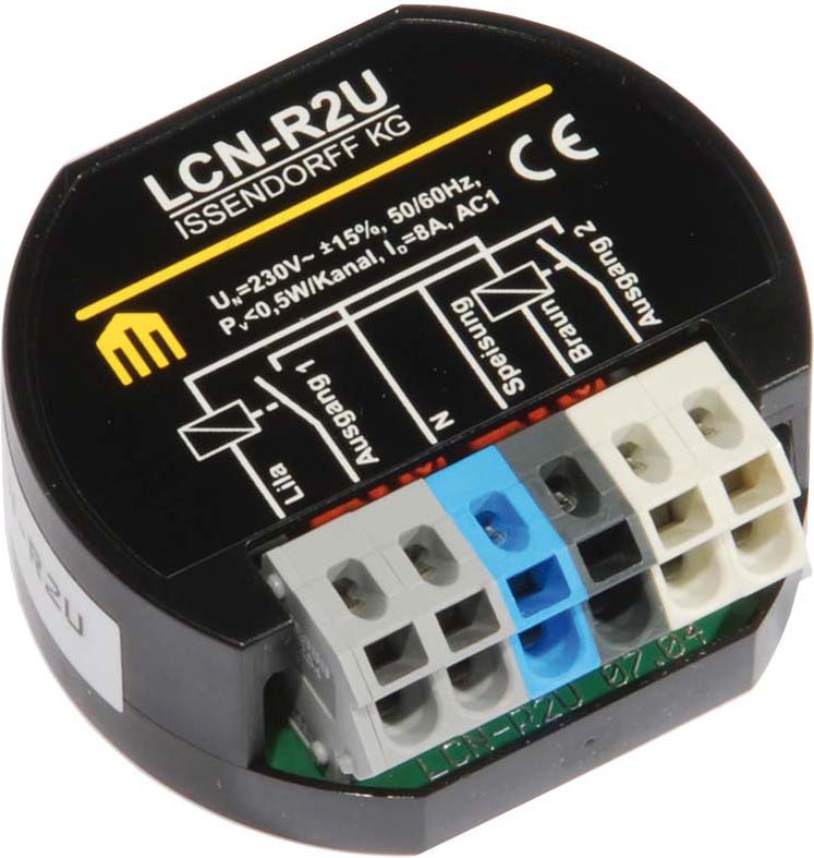 Issendorff Relais UP 2-fach 8A f. LCN-UPP LCN - R2U
