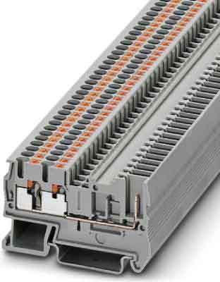 50 STK Phoenix Contact Durchgangsreihenklemme 0,14-4qmm, 5,2mm, gr PT 2,5-TWIN/1P