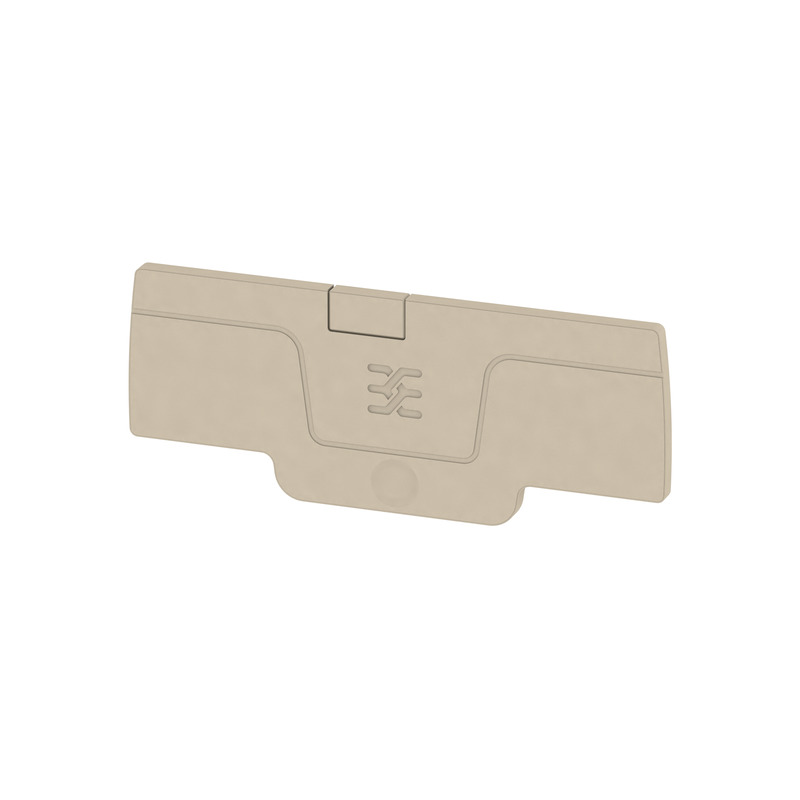 50 STK Weidmüller Abschlussplatte beige AEP 4C 1.5