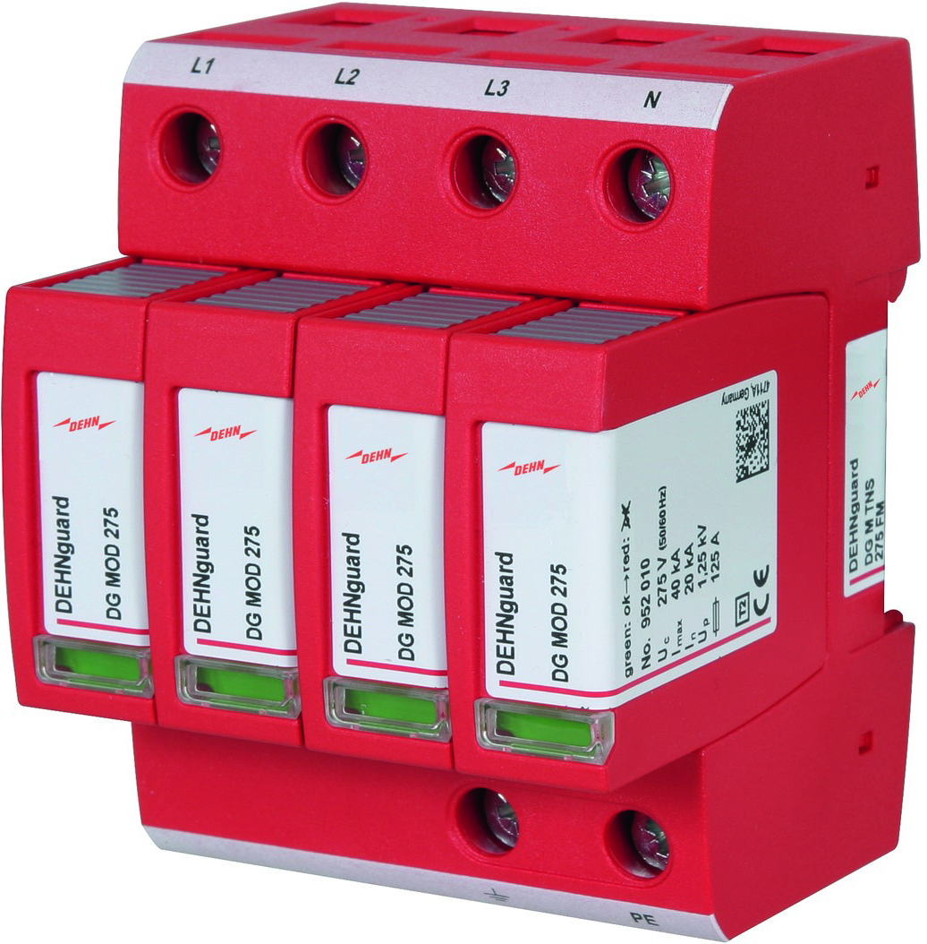 DEHN ÜS-Ableiter DEHNguard 230/400V,IP20,Typ2 DG M TNS 275 FM