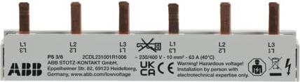 ABB Stotz S&J Sammelschiene proM Compact PS3/6 ABB Stotz S&J Sammelschiene proM Compact PS3/6