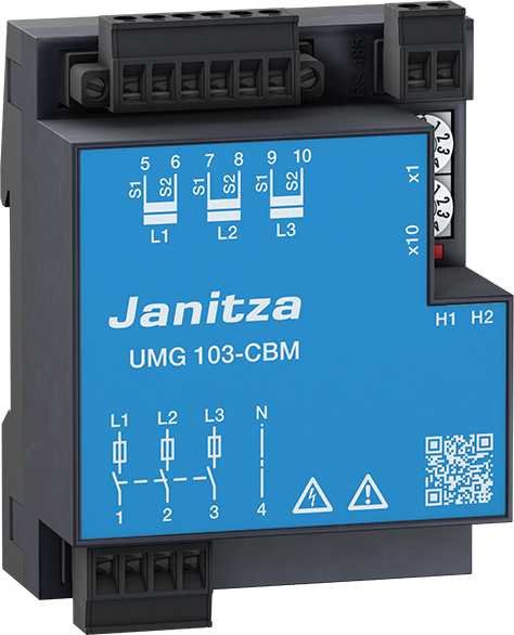 Janitza Electronic Universalmessgerät L-N:80-240VAC UMG 103-CBM