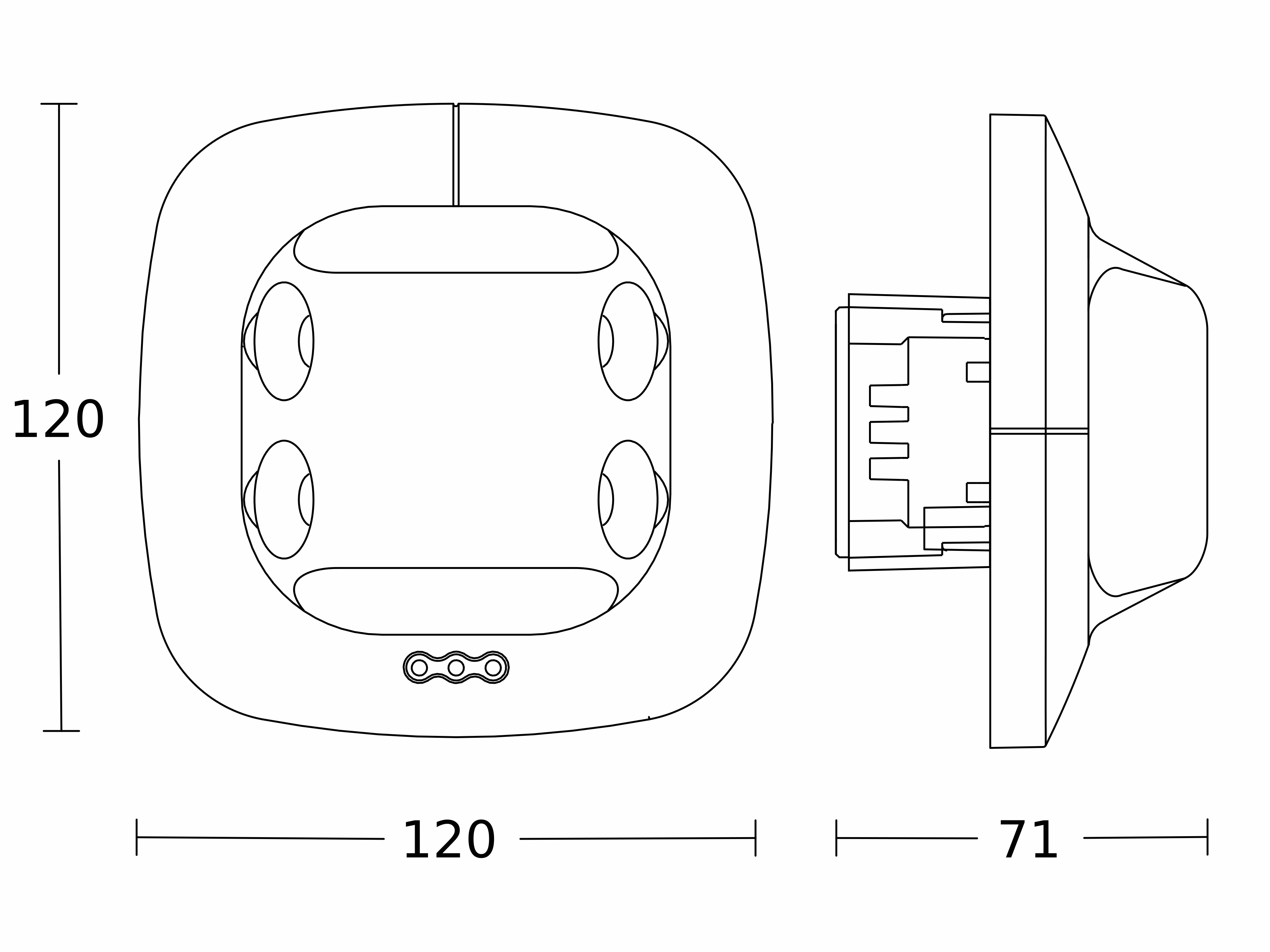 Steinel Präsenzmelder COM1 (on/off) Dual US UP WS COM1