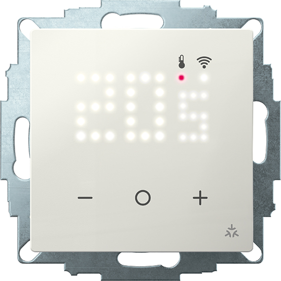 Eberle Controls UP-Thermostat Smart Home fähig UTE3800U-RAL9010-G55