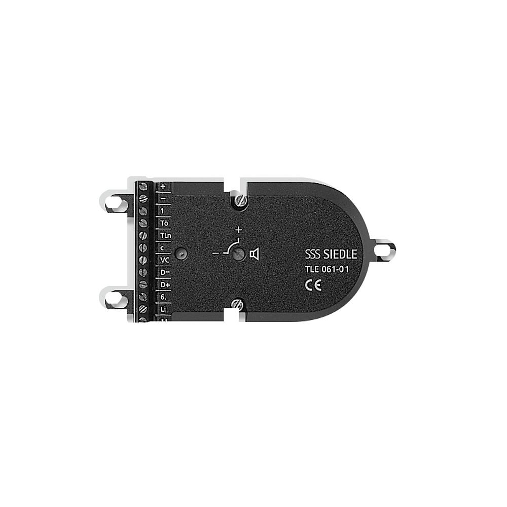 Siedle&Söhne Türlautsprecher für 1+n-Technik, sw TLE 061-01