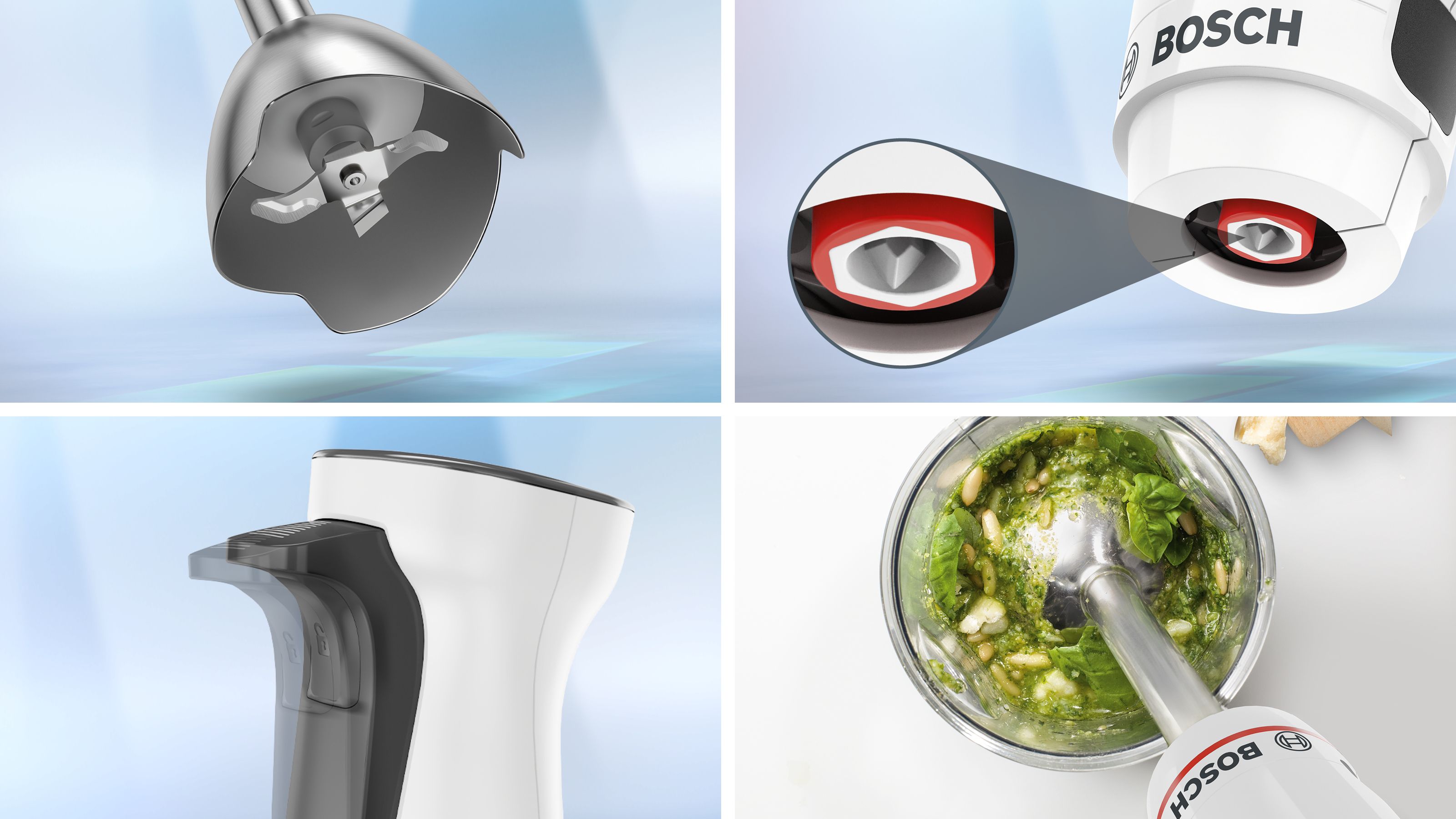 Bosch SDA Stabmixer Express ErgoMaster,Serie4 MSM4W421 ws/gr