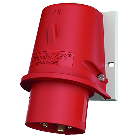 Mennekes Wandstecker 16A,5p,6h,400V,IP44 801