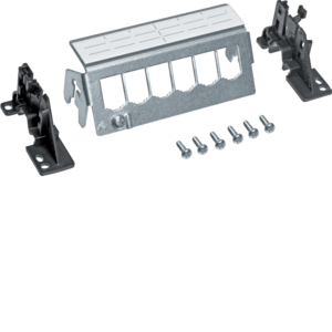 Hager Patch-Panel 6-fach ohne Module FZ06MMO