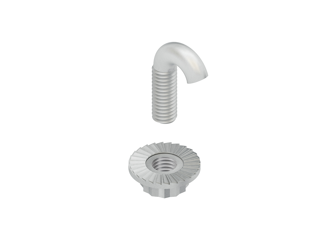 Niedax Schraube Hakenkopf GRSM 6 V