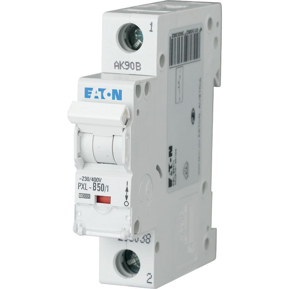 Eaton (Installation) LS-Schalter m.Beschrift. B 50A, 1p PXL-B50/1
