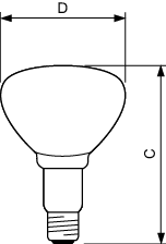 Signify Lampen Infrarot-Heizstrahler 230-250V E27 IR150RH BR125 250V