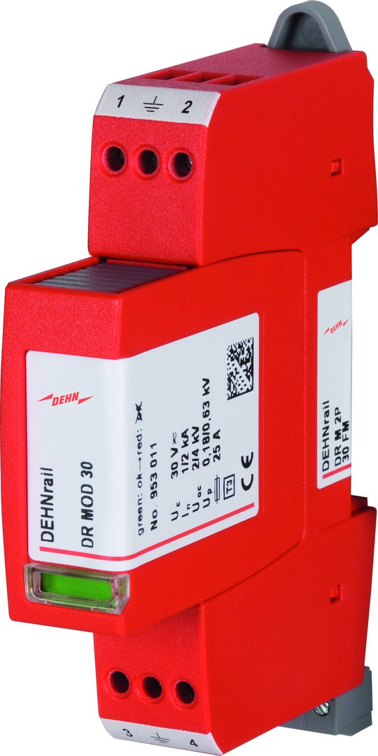DEHN ÜS-Ableiter DEHNrail DR M 2P 30 FM