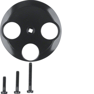 Berker Zentralstück sw f.3Loch Antennendose 106421