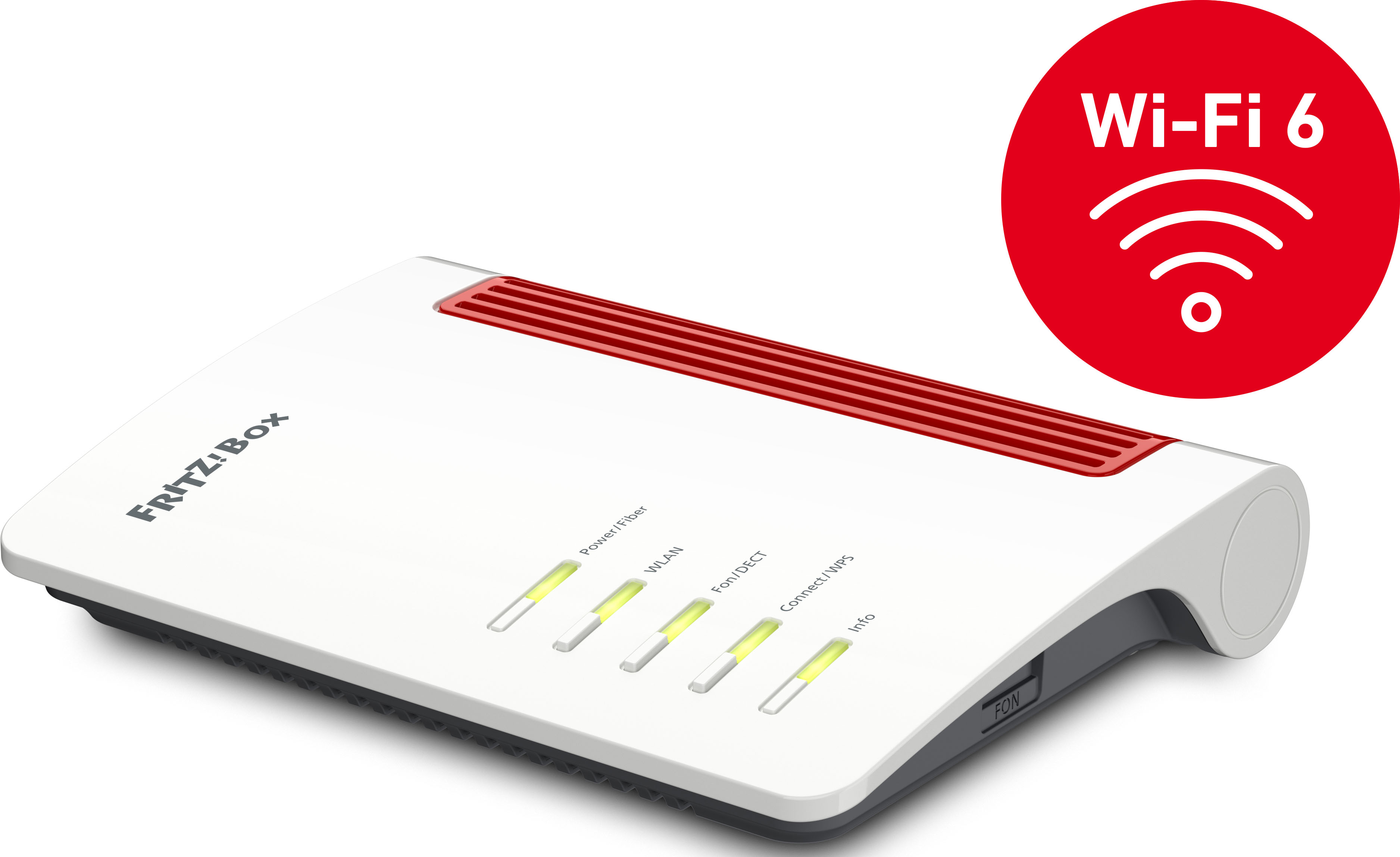 AVM Computersysteme WLAN Router Wi-Fi 6 FRITZ!Box 5530 FIBER