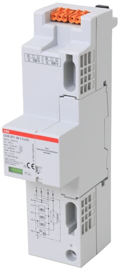 ABB Stotz S&J TT/TN-S Kombi-Ableiter OVR ZP+ 3N,7,5kA OVR ZP+ 3N 7.5-255